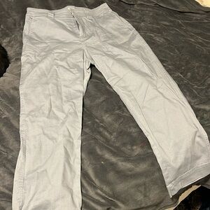 Grey pants with a blue undertone